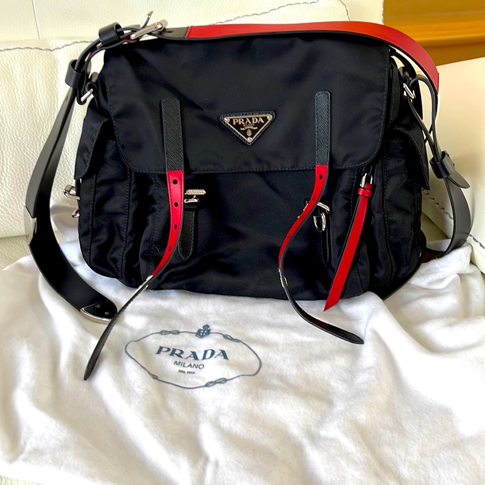 PRADA Nylon Vela Messenger